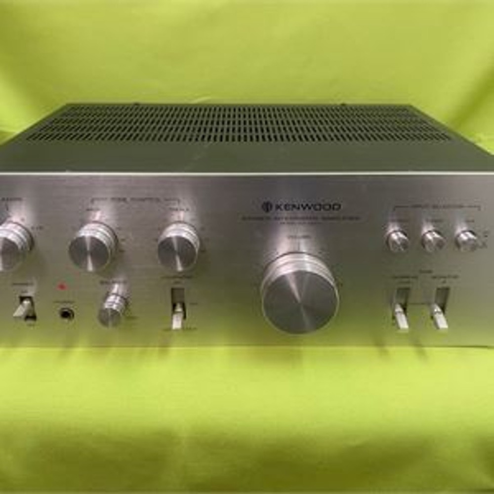 1970s Kenwood KA-3500 Stereo Integrated Amplifier Silver Face Japan KA3500